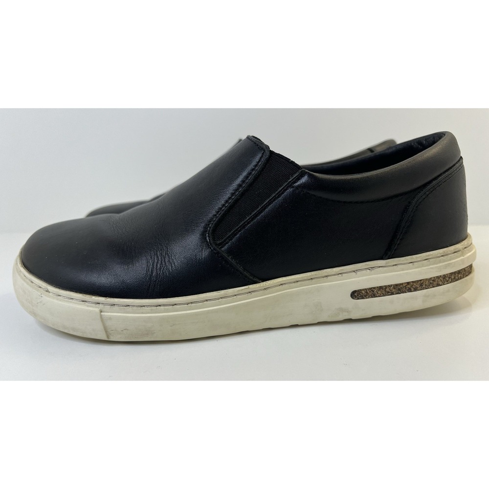 Birkenstock Oswego Slip-on Shoes Black Leather Women Size 38 US 7.5